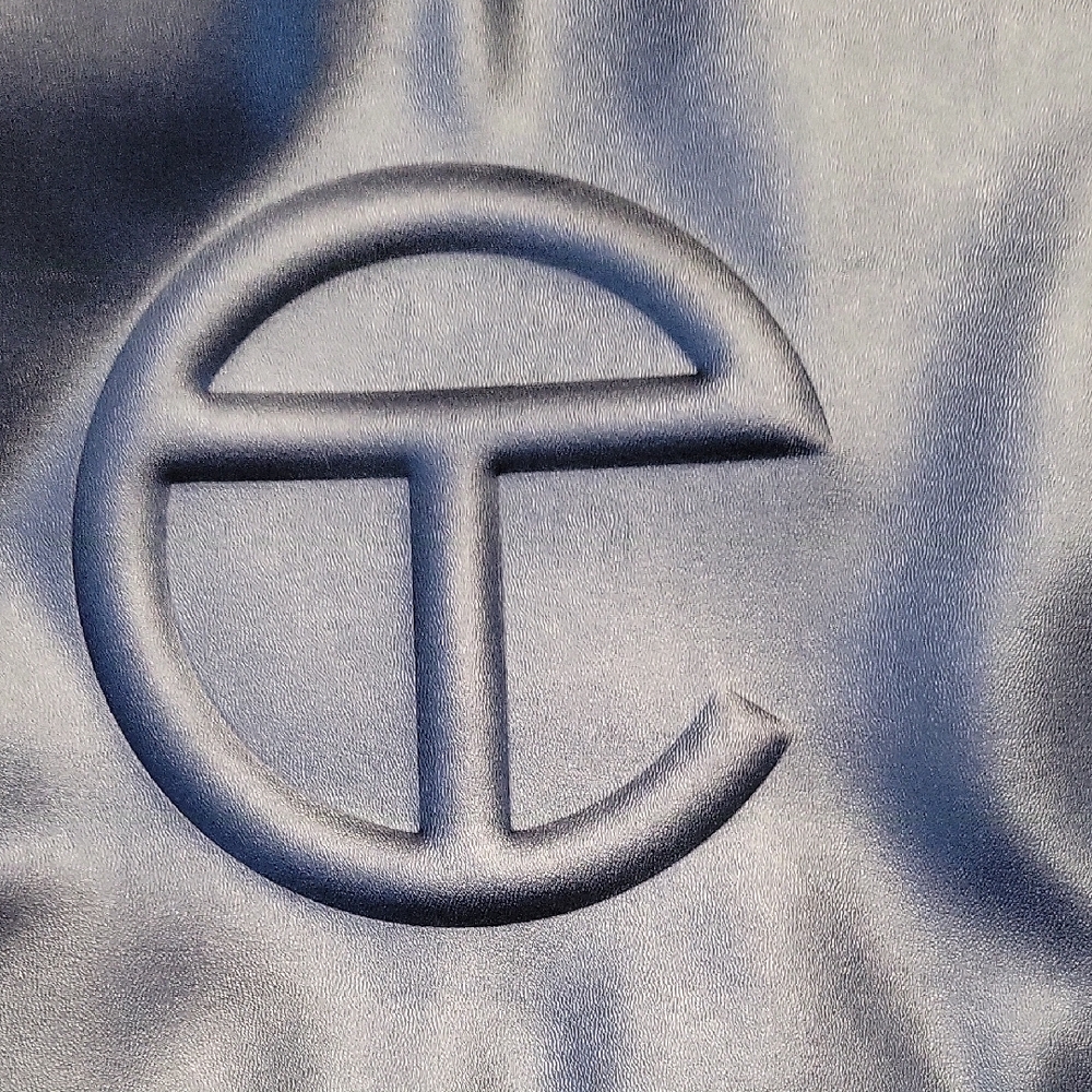 Telfar Silver Satin Bag